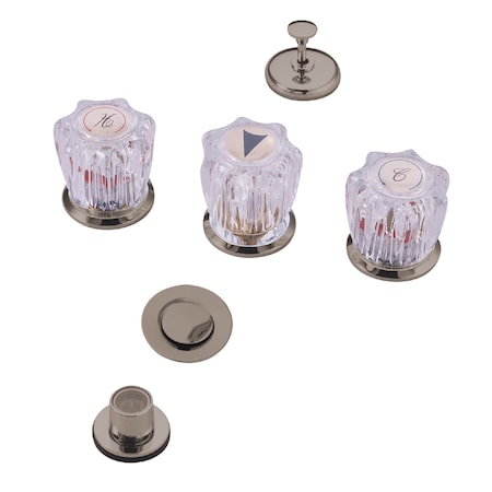 Kingston Brass Bidet Faucet, Brushed Nickel KB318